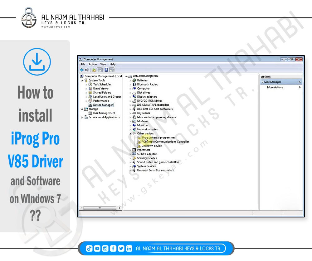 How To Install iProg Pro V85 Driver and Software on Windows 7 (1)