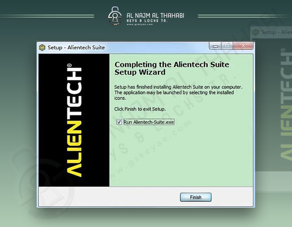 How to install ALIENTECH Suite software (4)