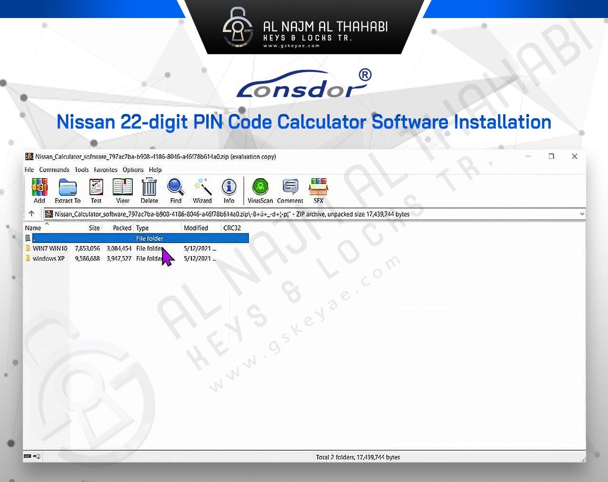 Install Lonsdor Nissan 22-digit PIN Code Calculator Software (1)