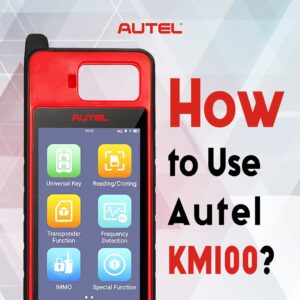 HOW TO USE AUTEL KM100?
