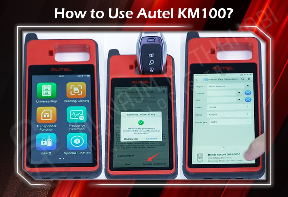 Autel KM100 Universal Key Generation (1)
